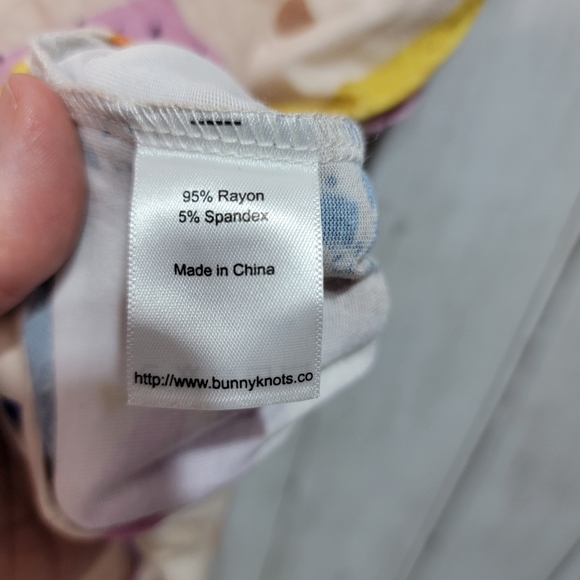 NWOT Velveteen By Bunny Knots Children's Abstract Print Romper Size 5/6 Year Old - Picture 5 of 7